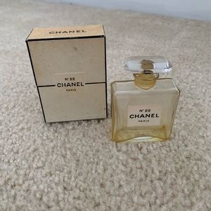 Vintage Chanel bottle with box